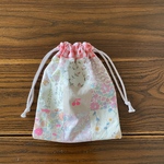 値下げ☆リバティのパッチワーク巾着袋☆