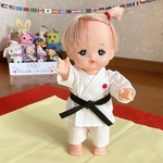 chairoikumakさま専用＊メルちゃんサイズの柔道着セット