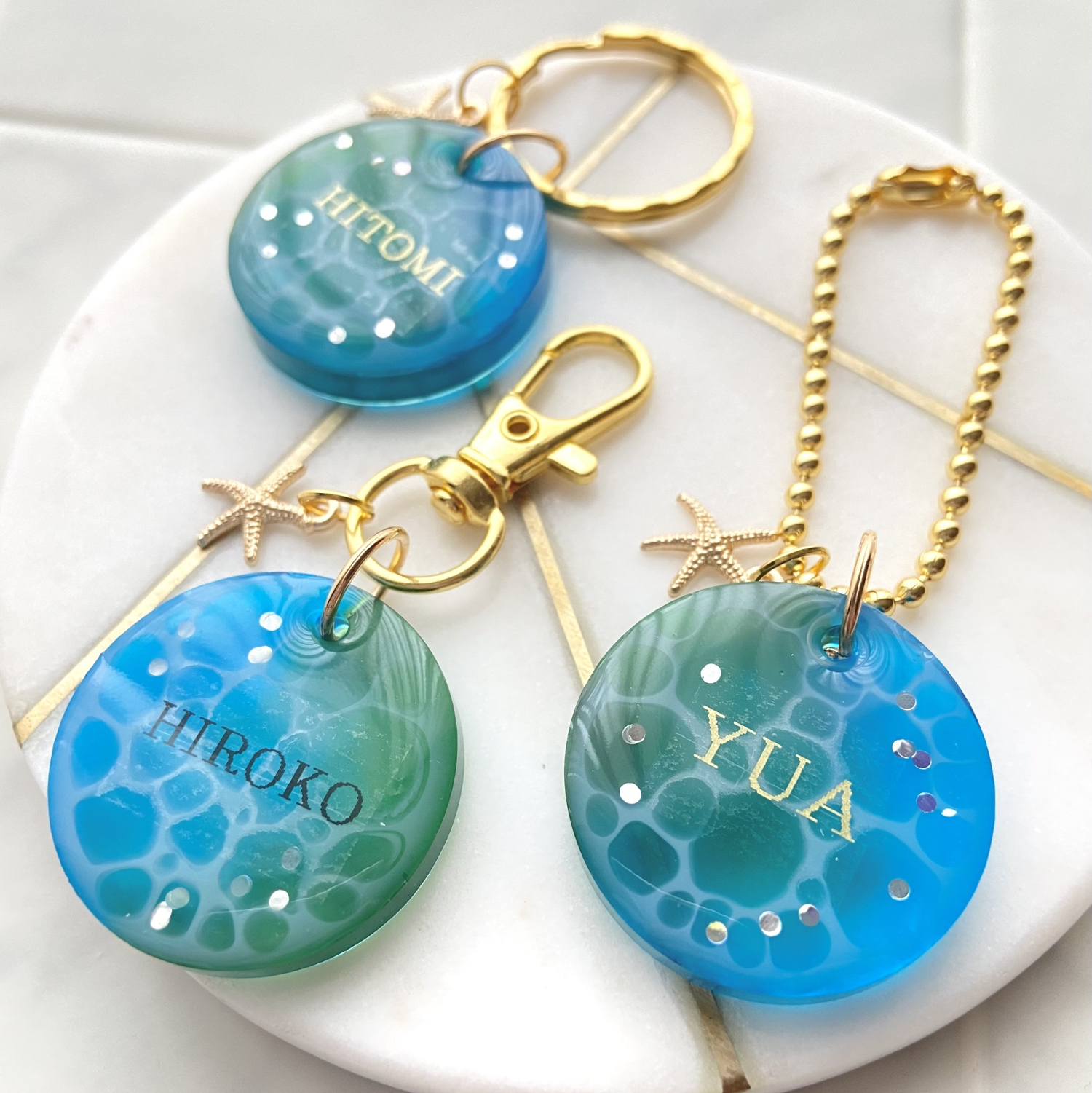 レジン 海 - キーホルダー・ストラップの人気通販 | minne 国内