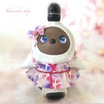 ラボットちゃん❤️浴衣風ワンピース