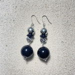 【kaor様専用】🖤シルバービーズピアス