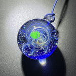水龍流転　キーホルダー　宇宙ガラスモチーフA003