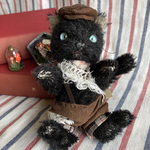 黒ネコのぬいぐるみ テディベア 