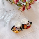 NEW◆1点もの◆colorfulインド刺繍ピアス/イヤリング◆