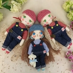 こちらはさくらんぼ様専用です。　ラブリーナチュラル夢猫ちゃん　グリーンアイのもえちゃん　ブルーアイのもえちゃん　ドールチャーム　猫人形　マスコット　アンティークナンバー335