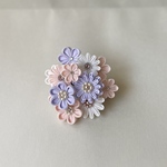 つまみ細工　浴衣髪飾り　クリップ