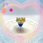 ミニチュア♡白くまちゃんの七夕パフェ