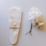 simpleTバック オーガニックダブルの優しいミニワッフル布ライナーリバーシブル