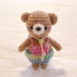 麦わら帽子のちいさなくまちゃん🐻