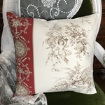 フランス  トワルドジュイ JUSTIN  天使柄 クッションカバー♡45cm用