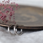 freckle.【2.0S×silver×両耳用 】フープピアス/ユニセックスピアス/メンズピアス/受注制作/silver925/silver950