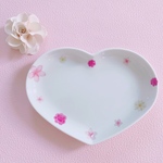 ❤︎ラベンダー様ご予約❤︎🌸プレート祭り🌸アウトレット価格🌸ピンク小花ハートプレート ❤︎