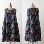 ２０２２夏ＳＡＬＥ。１０８ｃｍ丈『バティックＢＡＴＩＫ柄かぶるだけでサマになるAライン/チュニック』コットン１００％ジャンスカH24E