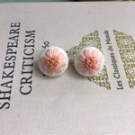 春色　お花のピアス