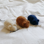 【専用】青のみ 猫のおもちゃ ねずみ 羊毛フェルト