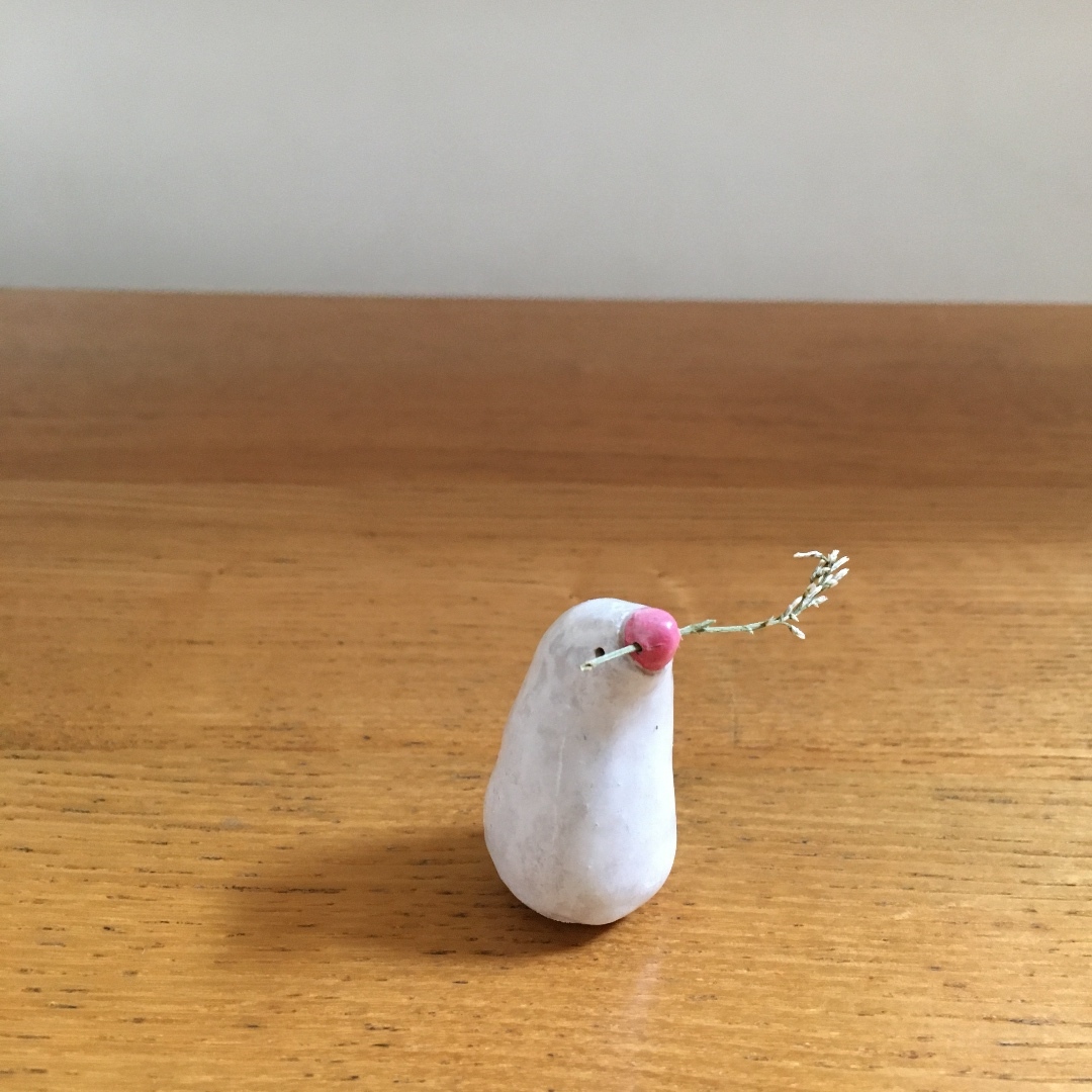 鳥の形の一輪挿し　オブジェ 文鳥の一輪挿しオブジェ - tocchan4971t | minne byGMOペパボ