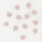 Pink Filigree Small Flower Pendant Tops