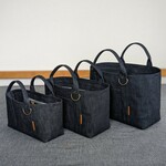 ALU様専用 Sサイズセルビッチデニム  巾着バッグブラック 