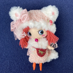 モフモフ白ピンク猫コスプレコーデセット　イーマリーちゃん　イアンヌちゃん