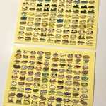 ウミウシ透明＆防水ステッカー100種類