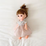 メルちゃん・ソランちゃんサイズ＊チュールのドレスワンピース（リバティ生地使用）