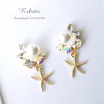 マリンビジューピアス  イヤリング