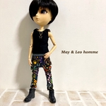 【再販】May & Leo homme★ストラップ付サルエルパンツセット