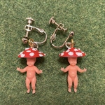 ☆kaoru7500様専用☆きのこびとピアス2ペア分👶🍄送料込