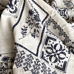 コットン刺繍生地 135×50cm〜