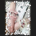 【-HenidE-】柄001bracelet(ピンク)【創作ハンドメイドアクセサリー】