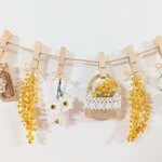*β.mimosa.bag*ドライフラワー スワッグ ガーランド