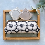 ハンドメイド　がま口　ペンケース