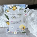 結婚証明書　押し花バージョン