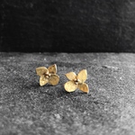 紫陽花(真鍮スタッドピアス)