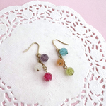  ボンボンキャンディ🍬アシンメトリーピアス♡イヤリング