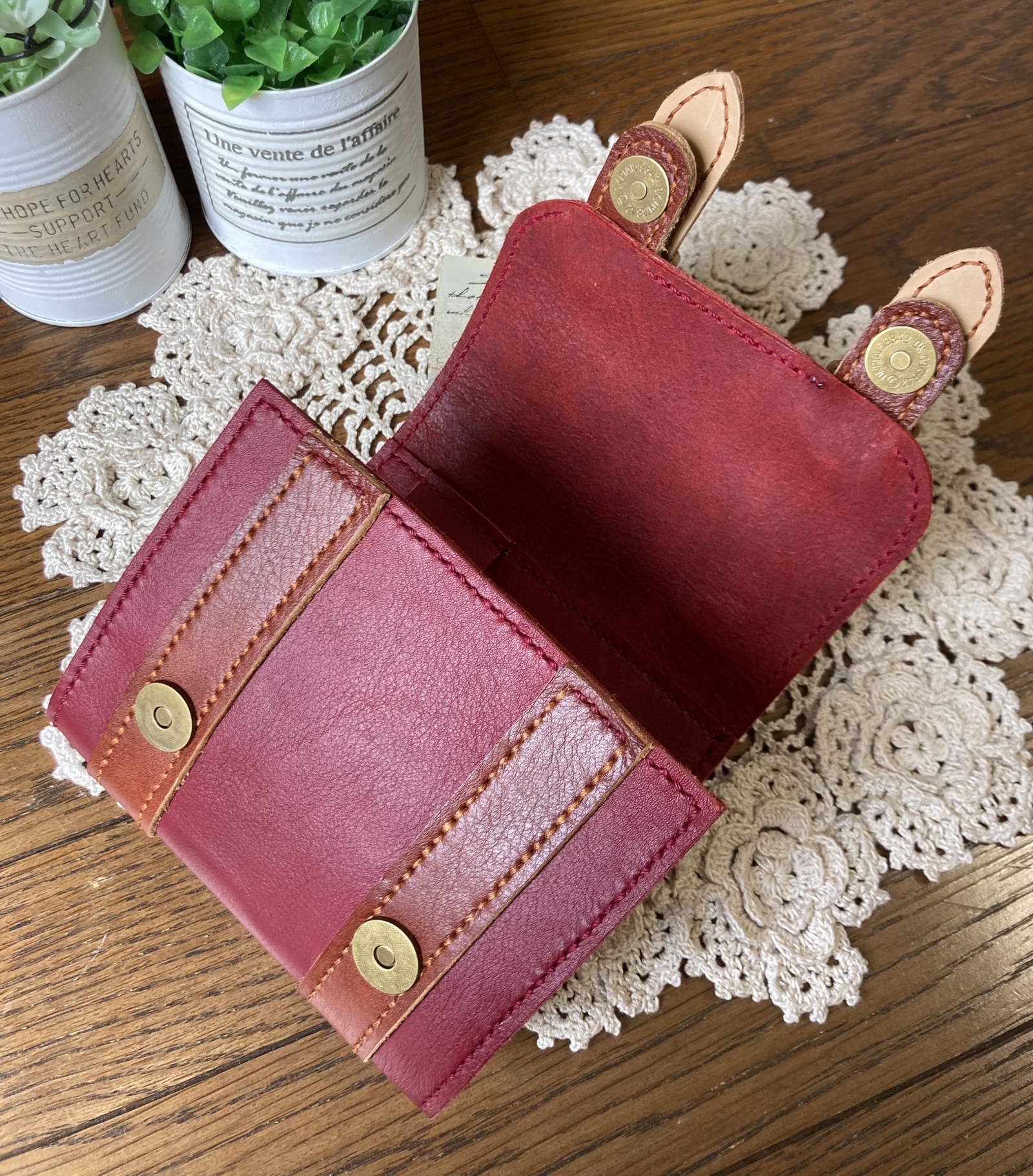◇受注生産◇ 各サイズ対応可☆ 牛革 トランク型 システム手帳
