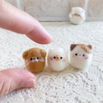 ちょここ🐶身長2cmの小さなお友達♡おちびちょここ／ 羊毛フェルト 犬 