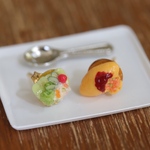 【baoding0203様専用カート】食べかけオムライスのスタッドピアス