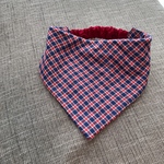 バンダナ型★大型犬用スタイ★ネイビー✖️レッド