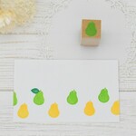 洋梨のはんこ