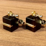 フレットキューブピアス マッカーサーエボニー ふりふりタイプ
