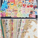 お試し♡デザインペーパー・フレークシールセット