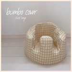 check beige＊ダブルガーゼのバンボカバー