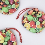 フレッシュフルーツのまんまるきんちゃく袋
