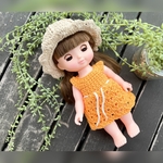 ［doll*受注制作］お人形用 帽子 キャスケット サマーハット 各種デザイン 【コットン100%】ソランちゃん レミンちゃん メルちゃん