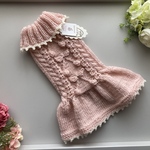 💕再販🐾No.276さくらんぼワンピ(モデル:ヨーキー)