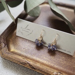 "Iolite..petit" 14kgf アイオライト ピアス☽ 