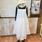 エプロンワンピース(ヘアターバン付き)