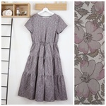 【期間限定SALE♡7/18まで】リバティ＊ティアードロングドレス（Mサイズ)