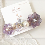 紫陽花ヘアクリップ◯6月限定デザイン